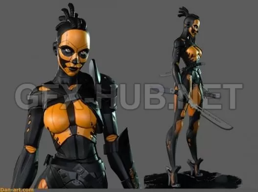 PBR Game 3D Model – Killjoy PBR