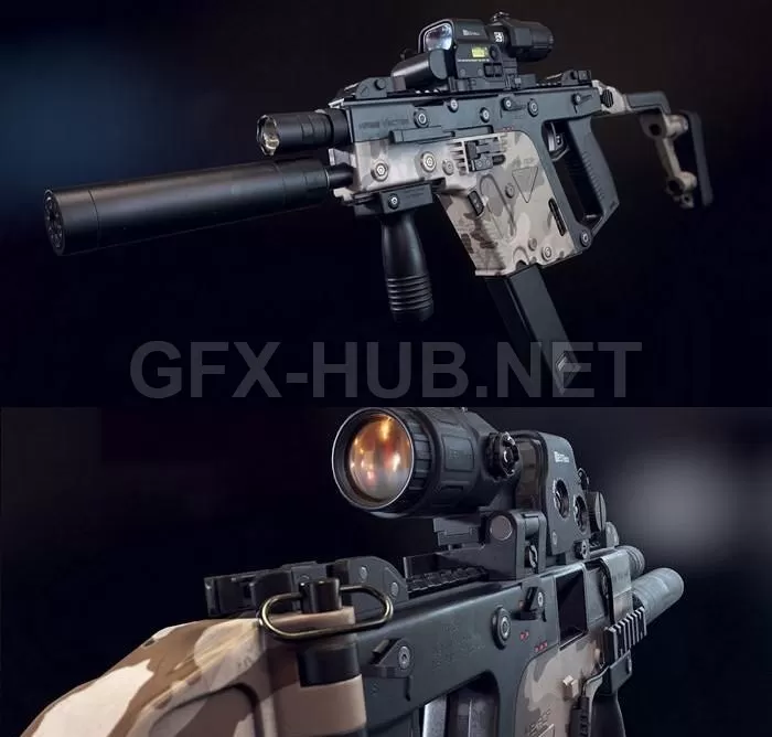 PBR Game 3D Model – Kriss Vector