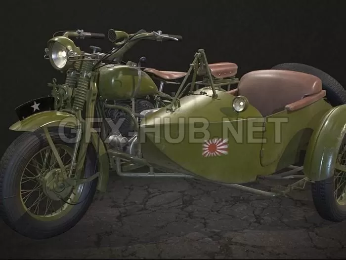 PBR Game 3D Model – Kurogane Type 95 #2