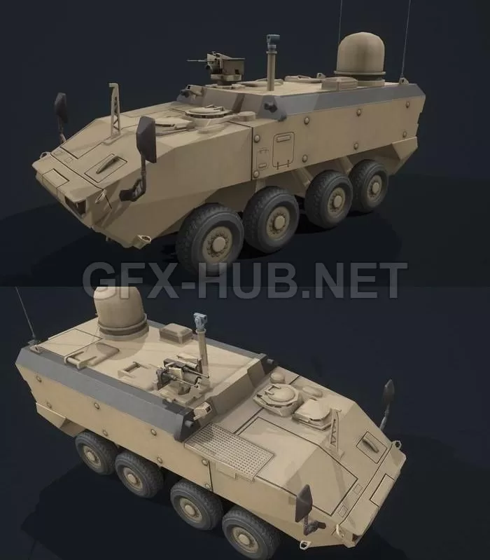 PBR Game 3D Model – LAV-700
