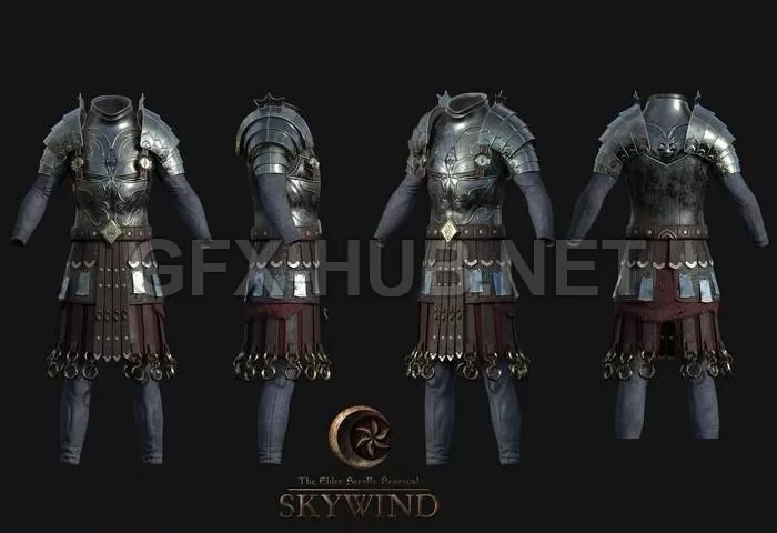 PBR Game 3D Model – Lord Armour