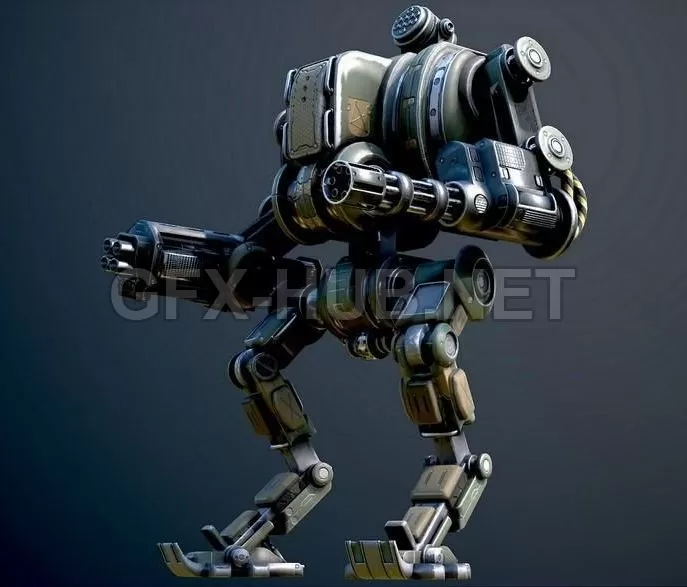 PBR Game 3D Model – M23 Haytham – Light Skirmisher