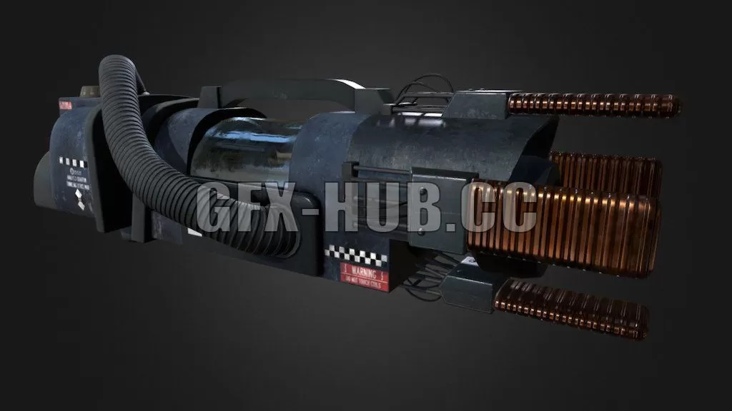 PBR Game 3D Model – Mark III portalgun