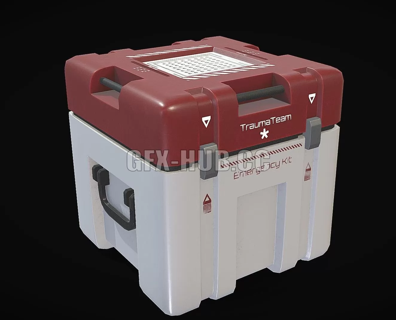 PBR Game 3D Model – Medicine Box