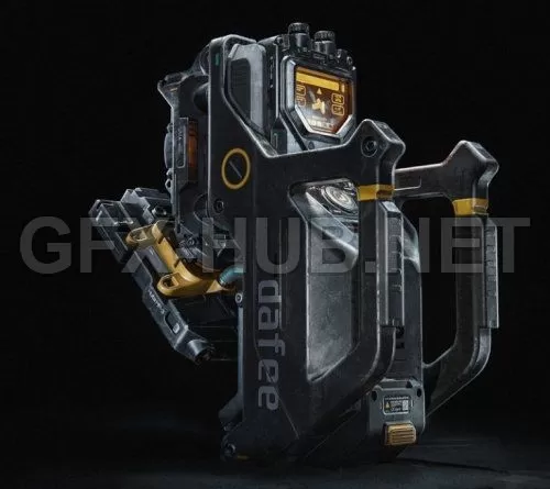 PBR Game 3D Model – Metal Detector PBR