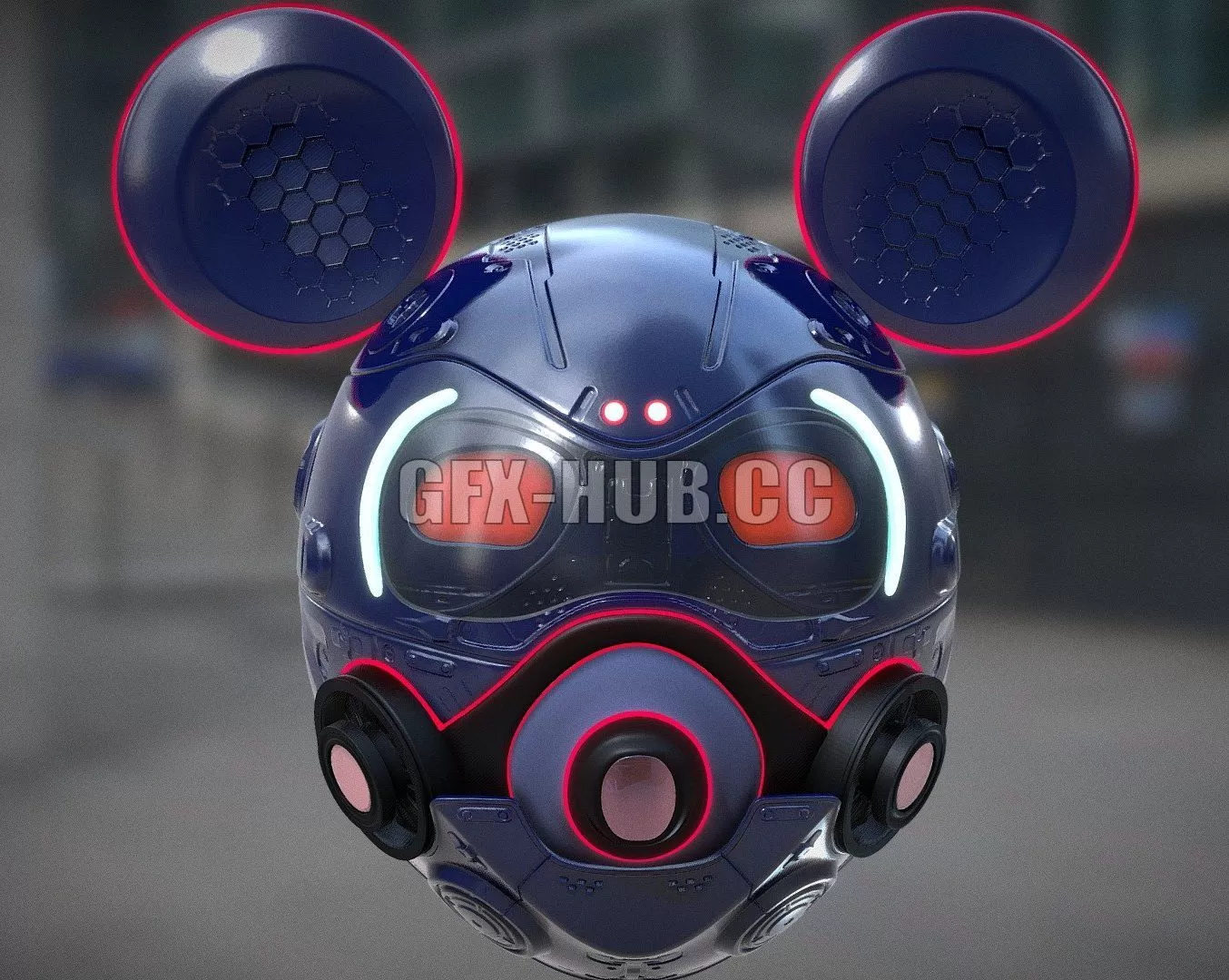 PBR Game 3D Model – MickeyMask