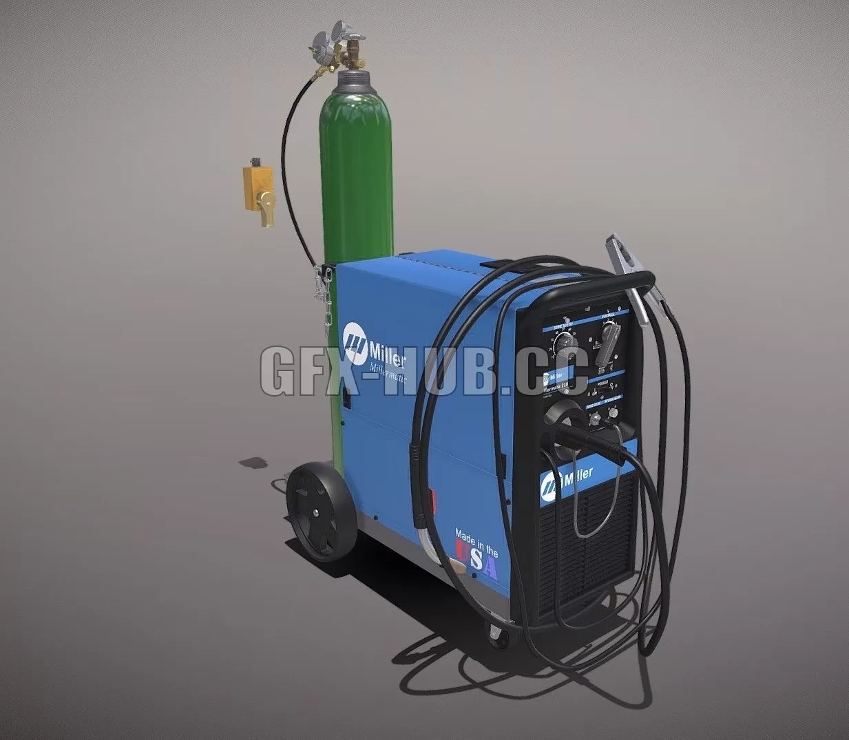 PBR Game 3D Model – MIG-MAG lasapparaat