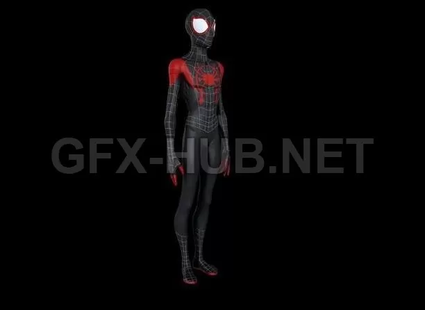 PBR Game 3D Model – Miles Morales