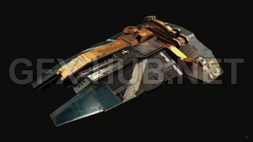 PBR Game 3D Model – Minelayer Corvette PBR