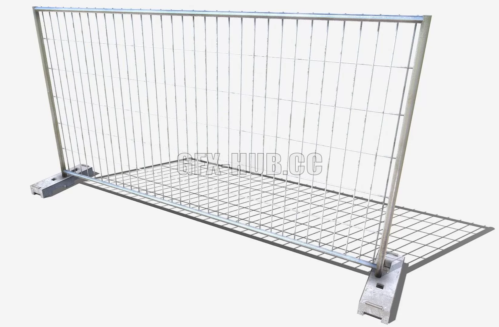 PBR Game 3D Model – Modular Fencing