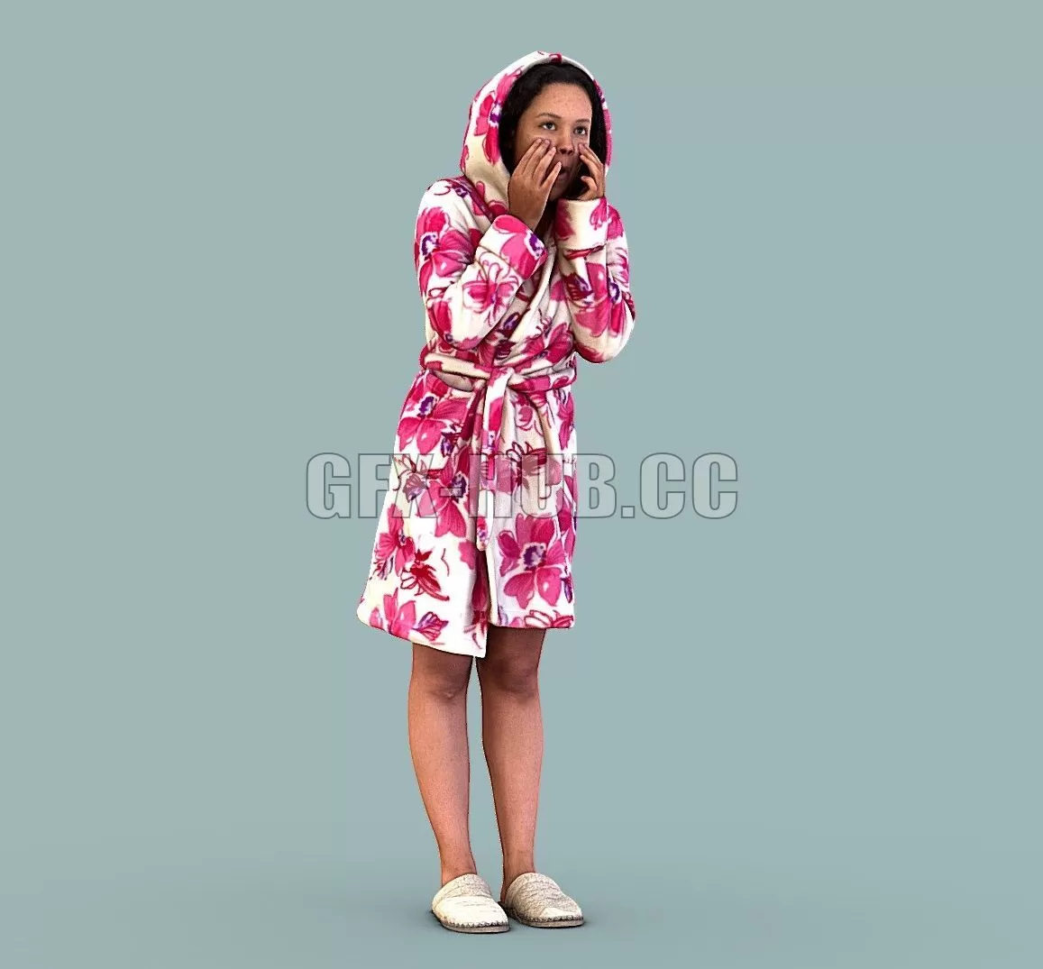 PBR Game 3D Model – Morning Routine