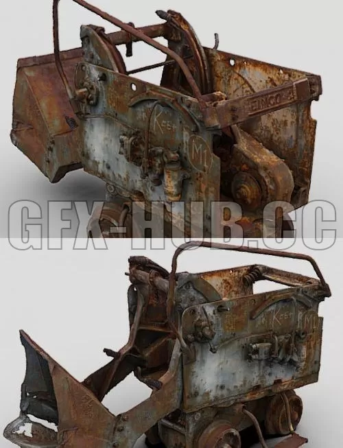 PBR Game 3D Model – Mucker (Raw Scan) PBR