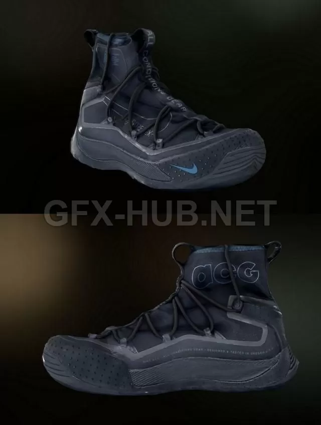 PBR Game 3D Model – NIKE ACG AIR