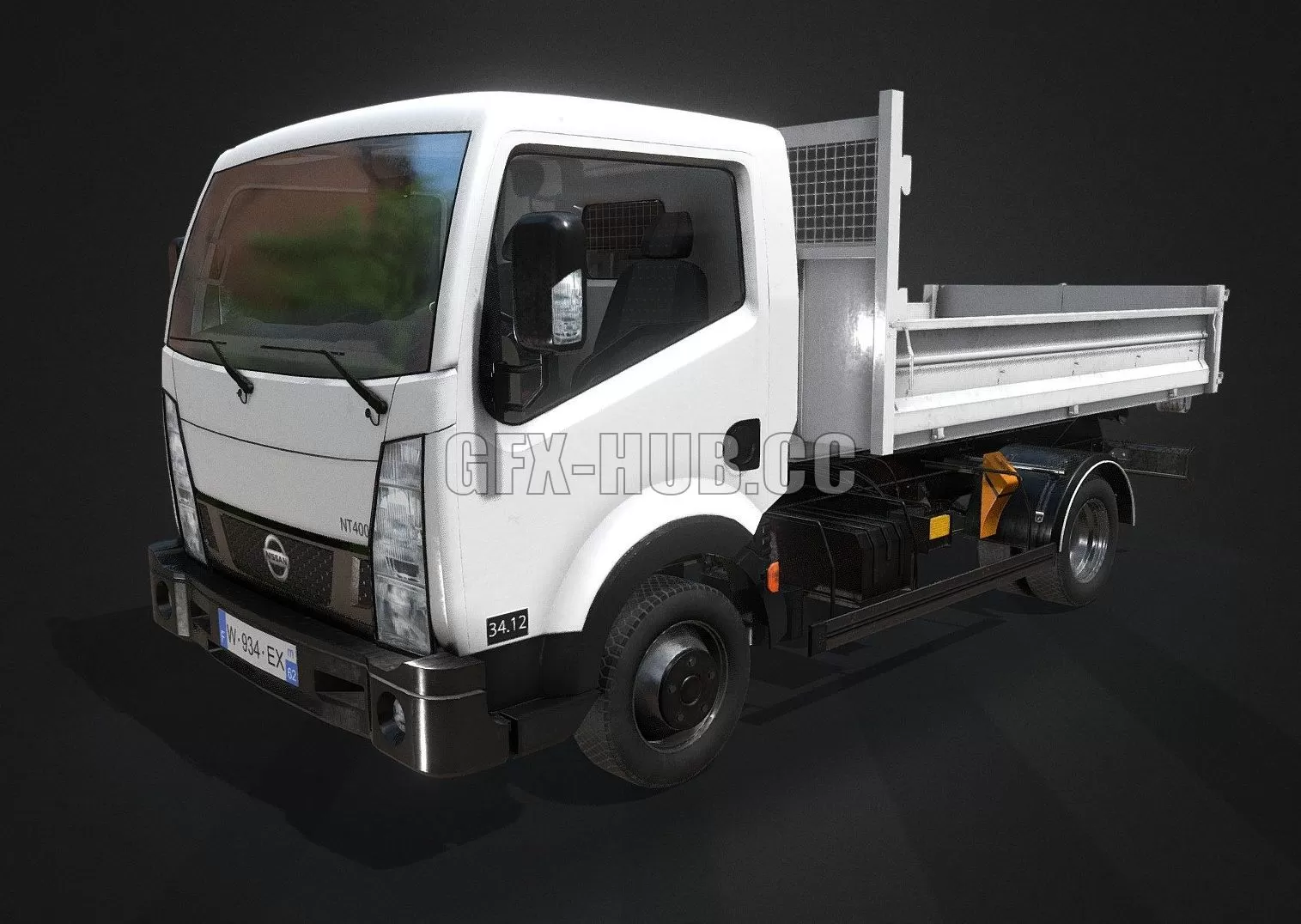 PBR Game 3D Model – Nissan Cabstar