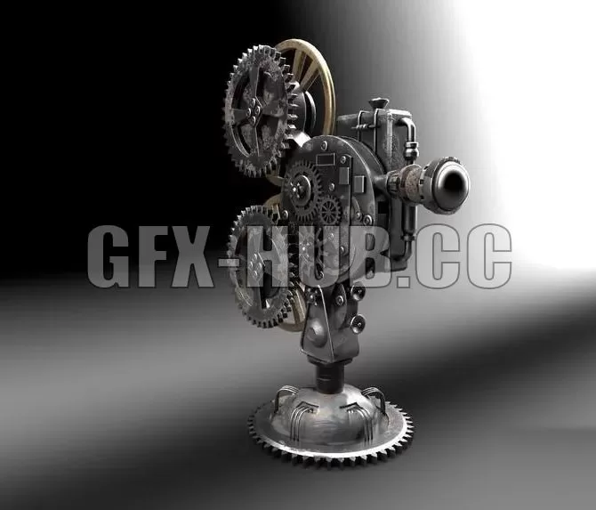 PBR Game 3D Model – OLD CAMERA