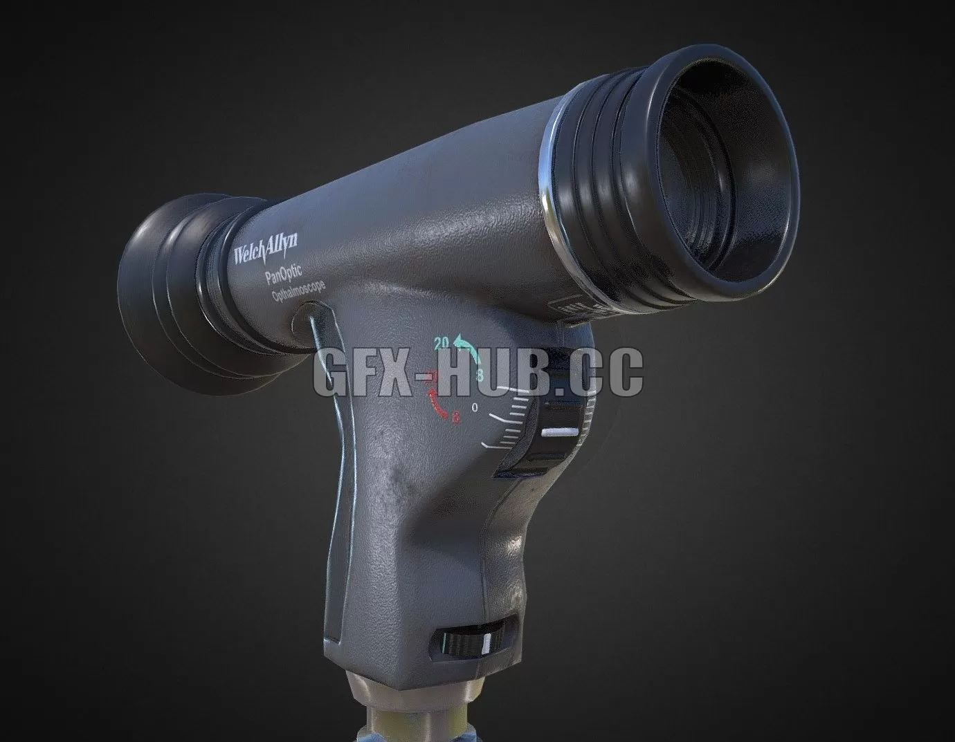 PBR Game 3D Model – Panoptic Opthalmoscope