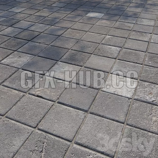 PBR Game 3D Model – Paving Stones for improvement