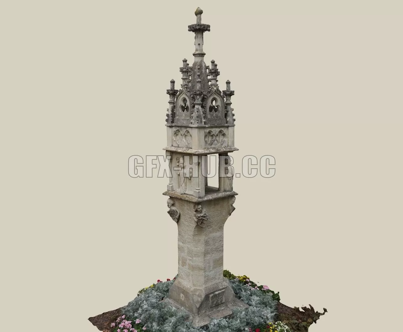 PBR Game 3D Model – Pestsaule