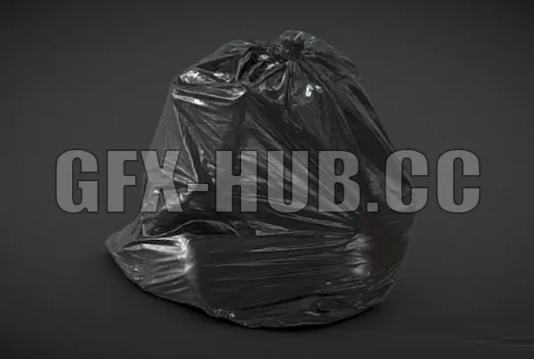 PBR Game 3D Model – Photorealistic Trashbag PBR