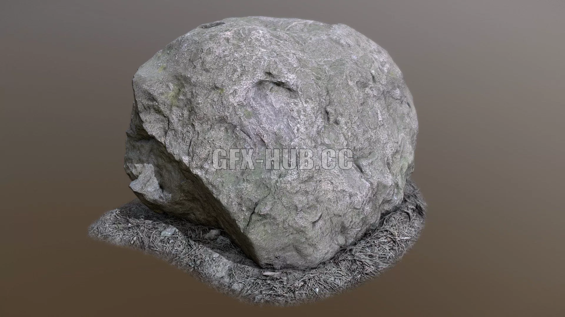 PBR Game 3D Model – Pine wood stone