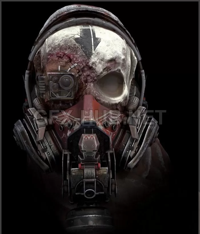 PBR Game 3D Model – Post-Apocaliptic Gamer