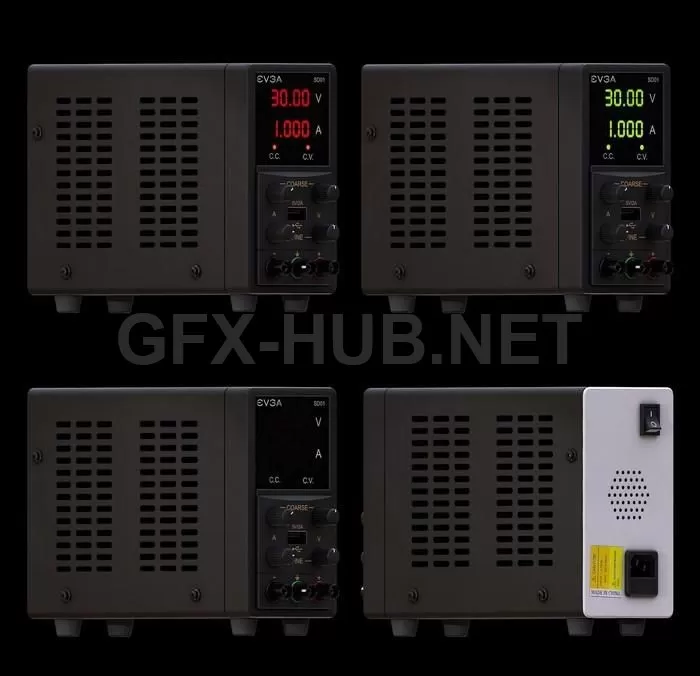 PBR Game 3D Model – Power Supply