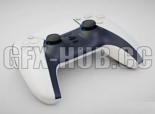 PBR Game 3D Model – PS27899 DualSense Controller