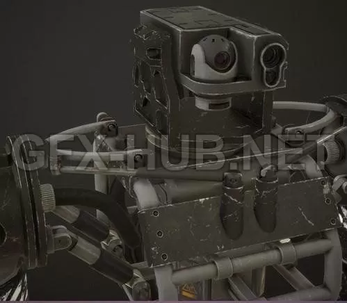 PBR Game 3D Model – Riot control PBR