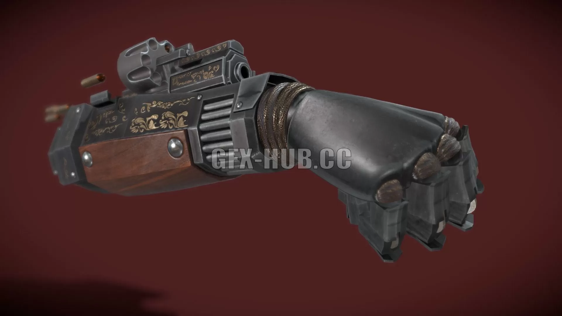 PBR Game 3D Model – Robot Arm