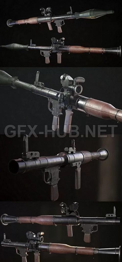 PBR Game 3D Model – RPG – 7 PBR