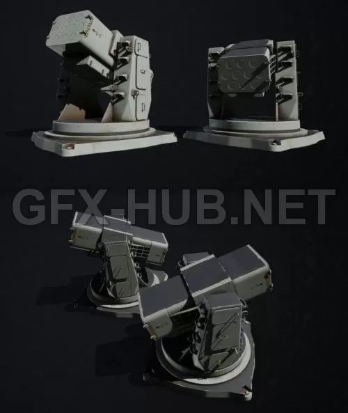PBR Game 3D Model – SAM Launcher