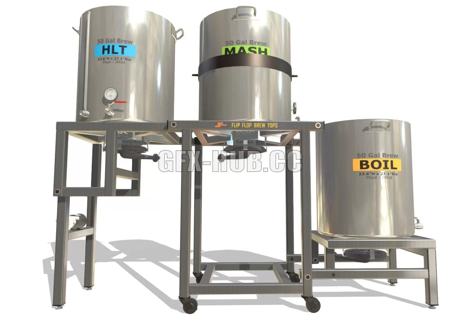 PBR Game 3D Model – SBS-CUSTOM 50