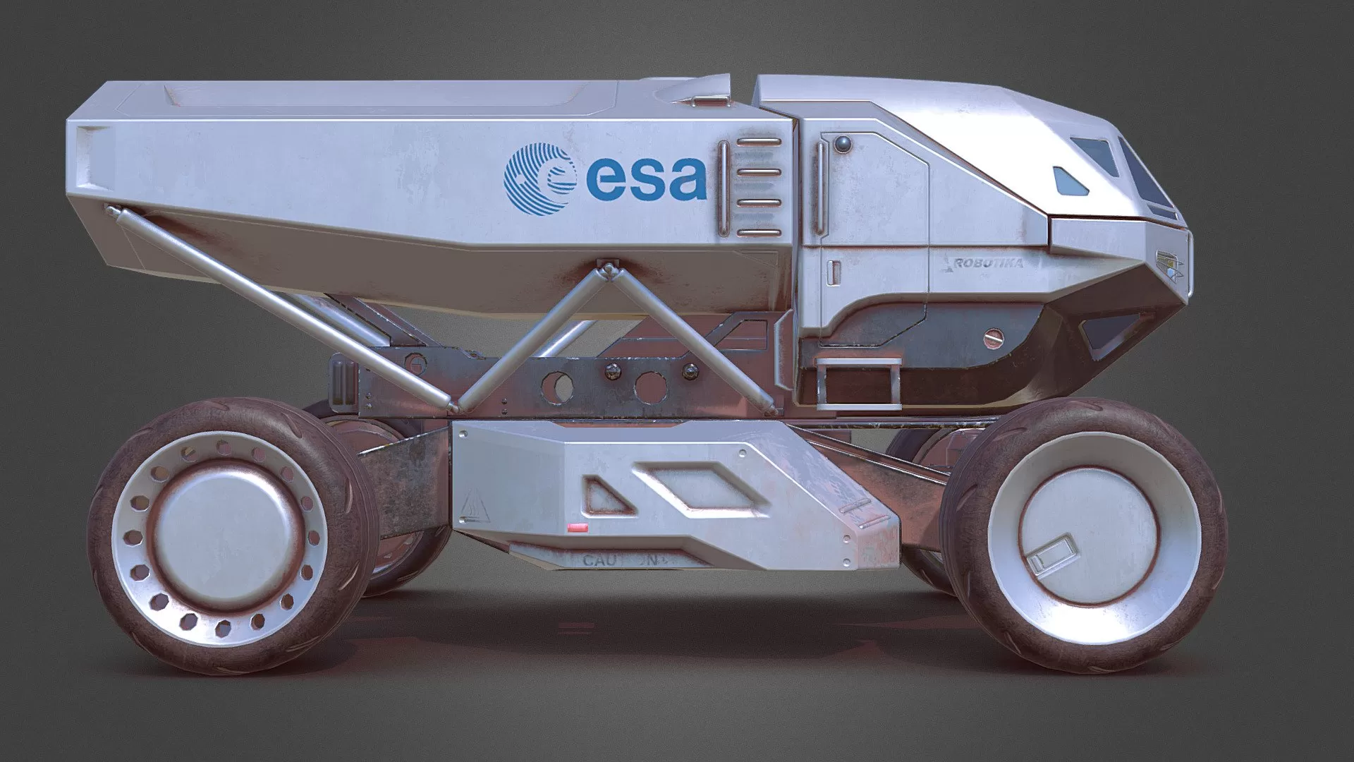 PBR Game 3D Model – Scifi Truck