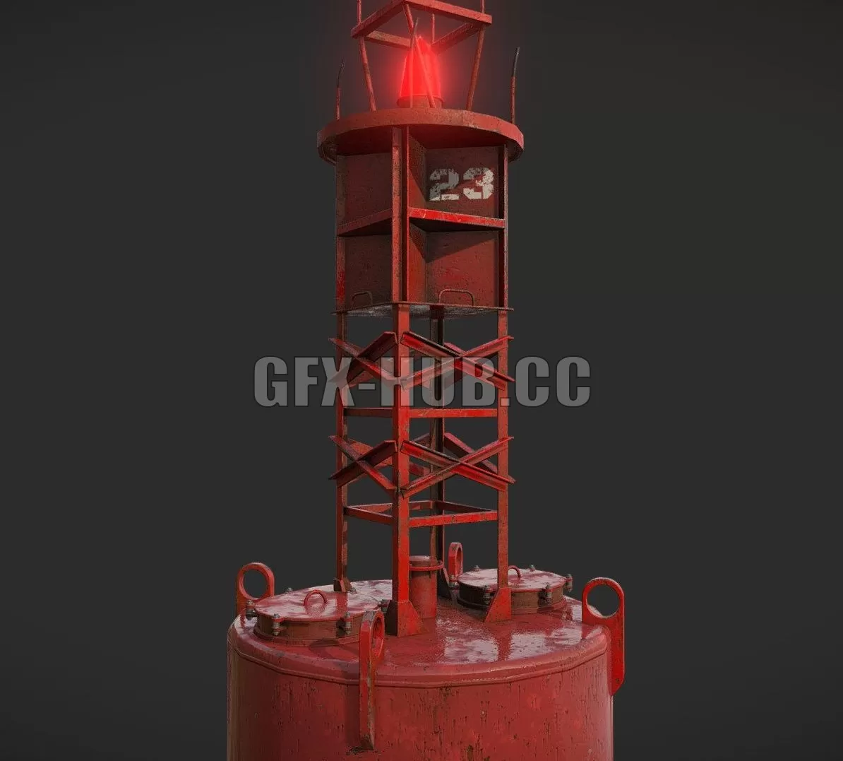 PBR Game 3D Model – Ships Buoy