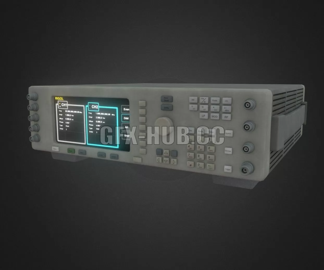 PBR Game 3D Model – Simplified RF- Generator