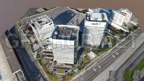 PBR Game 3D Model – Skyscrapers 02 (fbx)