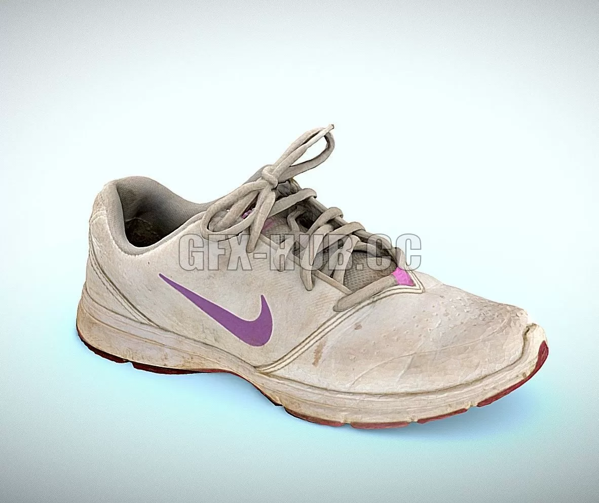 PBR Game 3D Model – Sneaker Nike