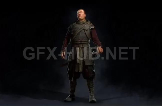 PBR Game 3D Model – Soldier – Gui Yuan PBR