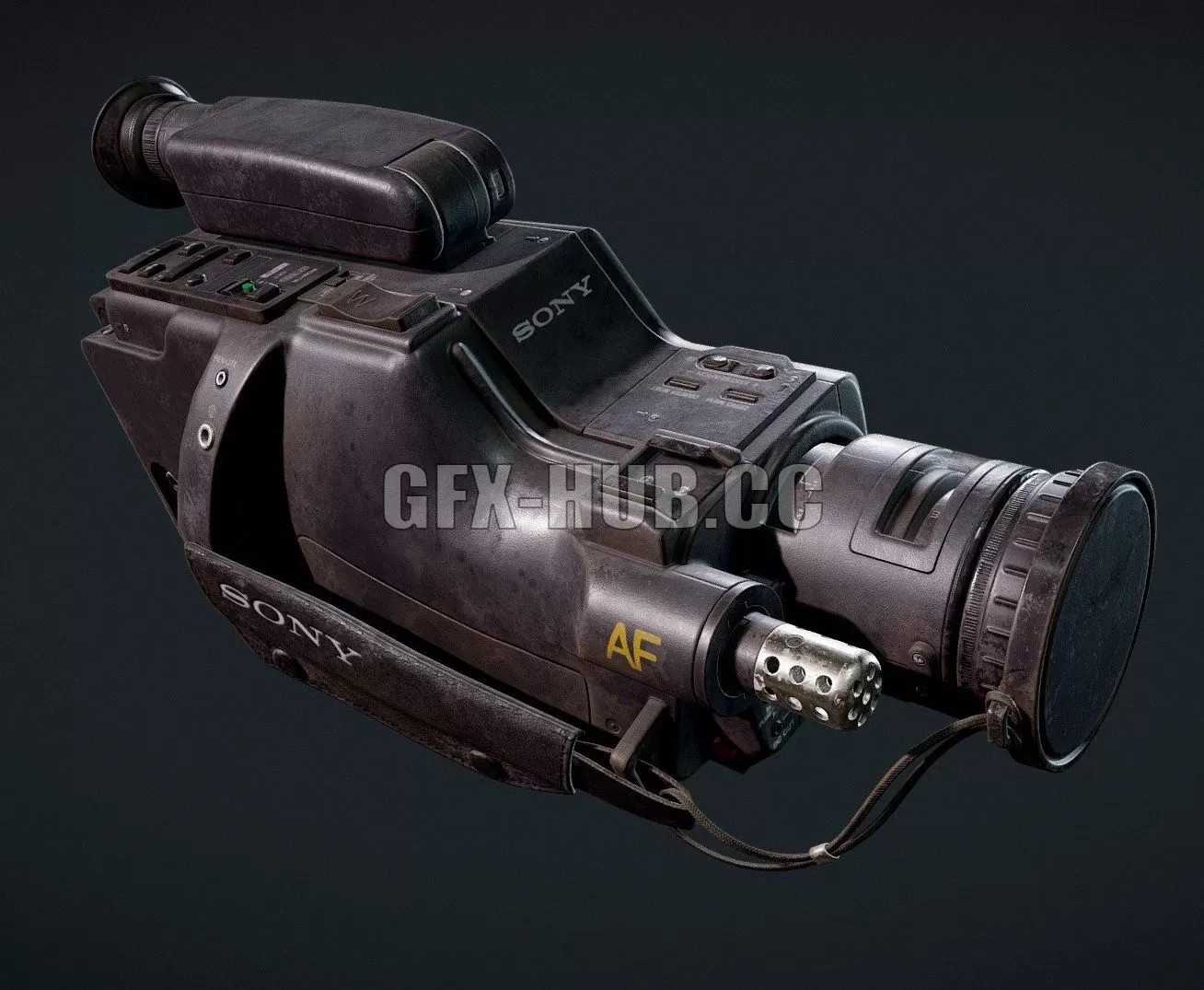 PBR Game 3D Model – Sony CCD F335E Handycam GAP assignment 4