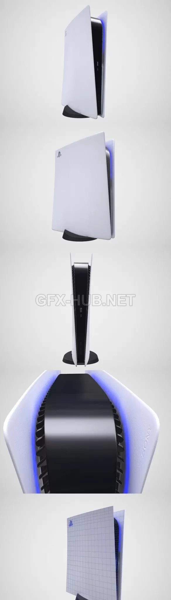 PBR Game 3D Model – Sony Playstation 5