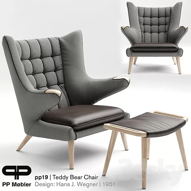 3DSKYMODEL – Armchair – 3444