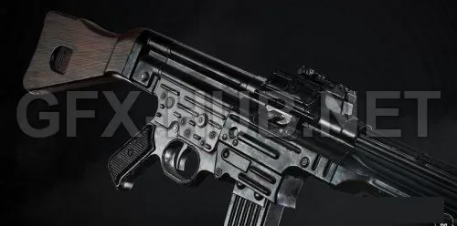 PBR Game 3D Model – Sturmgewehr 44