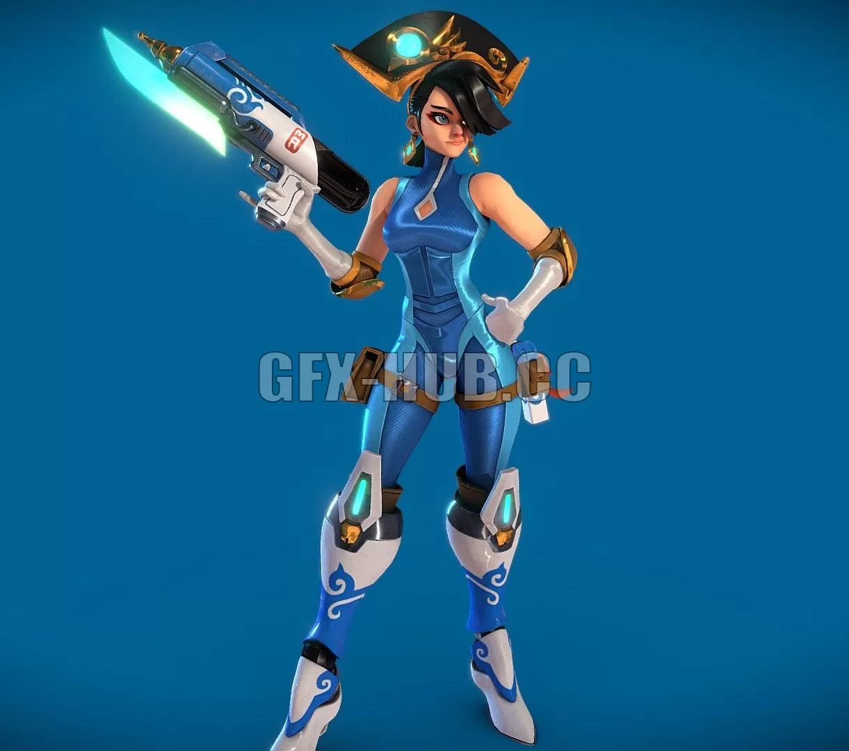 PBR Game 3D Model – Swallow