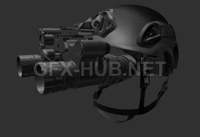 PBR Game 3D Model – Tactical Helmet