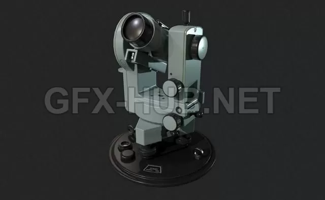 PBR Game 3D Model – Teodolit
