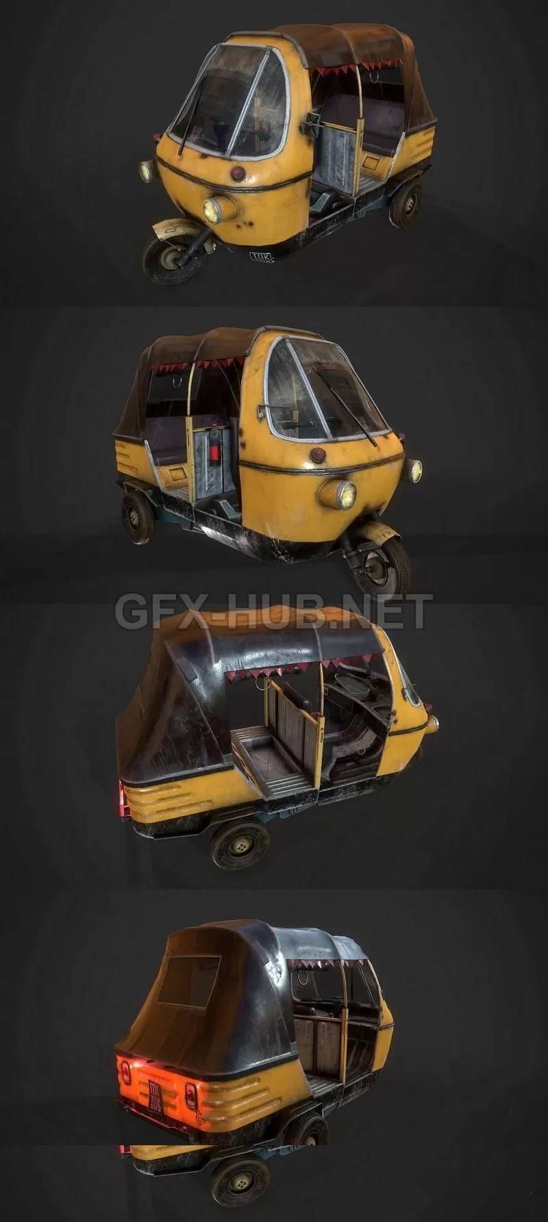 PBR Game 3D Model – Tukshai