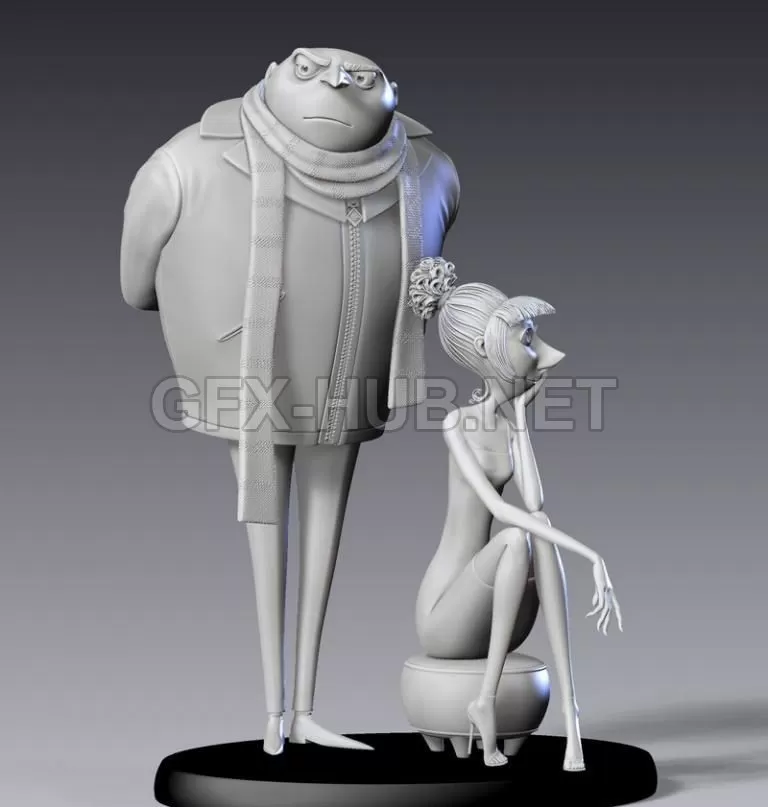 PBR Game 3D Model – Uartsy – Stylized Character Development