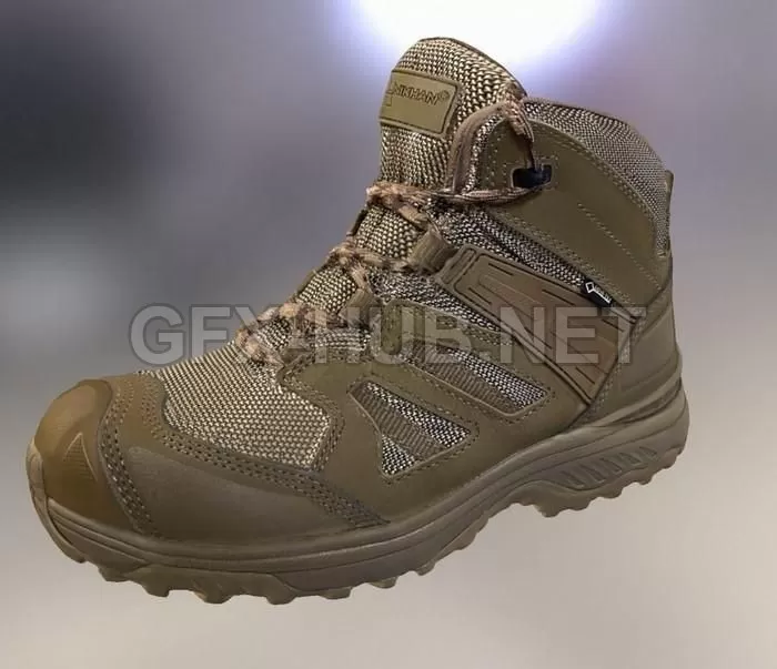 PBR Game 3D Model – Unikhan Boots