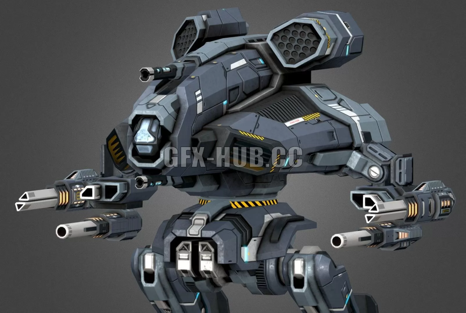 PBR Game 3D Model – Vanguard