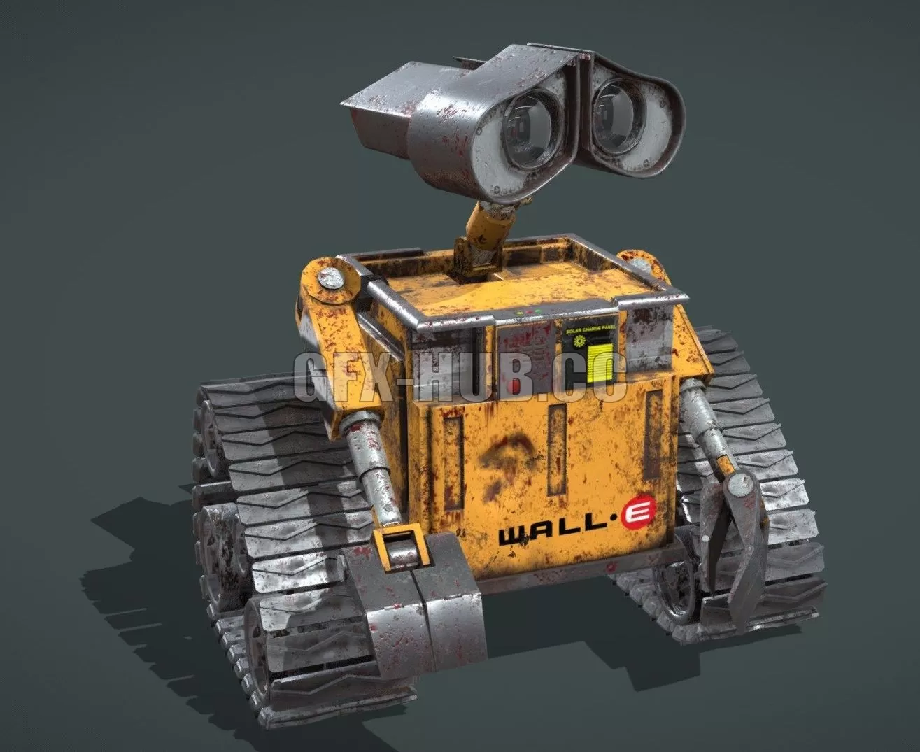 PBR Game 3D Model – Wall-E